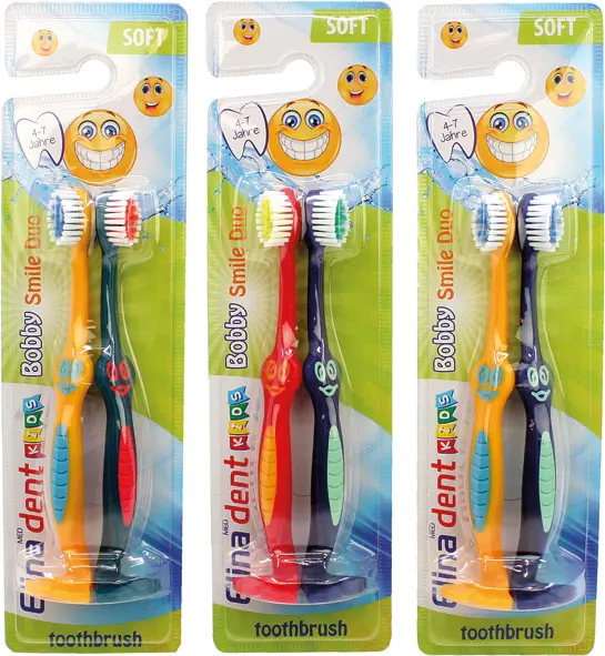 [62642 ZEN06] Brosse a dents Elina 2pc pour les enfants