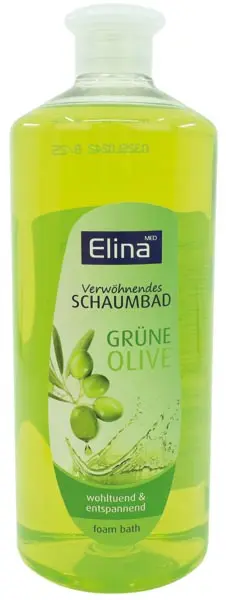 Bain moussant Elina 1000ml Olive