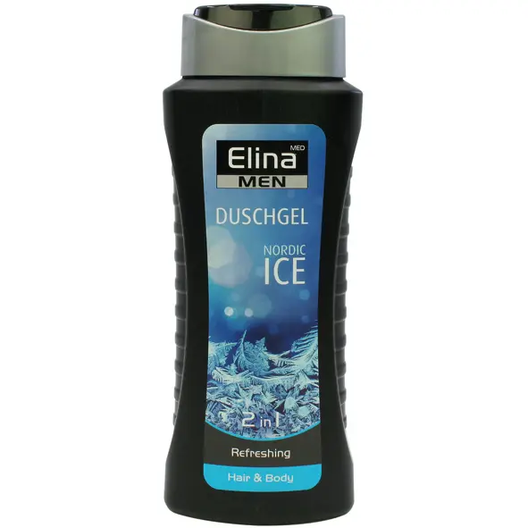 Gel douche Elina Hair & Cool Body 300 ml, corps et cheveux