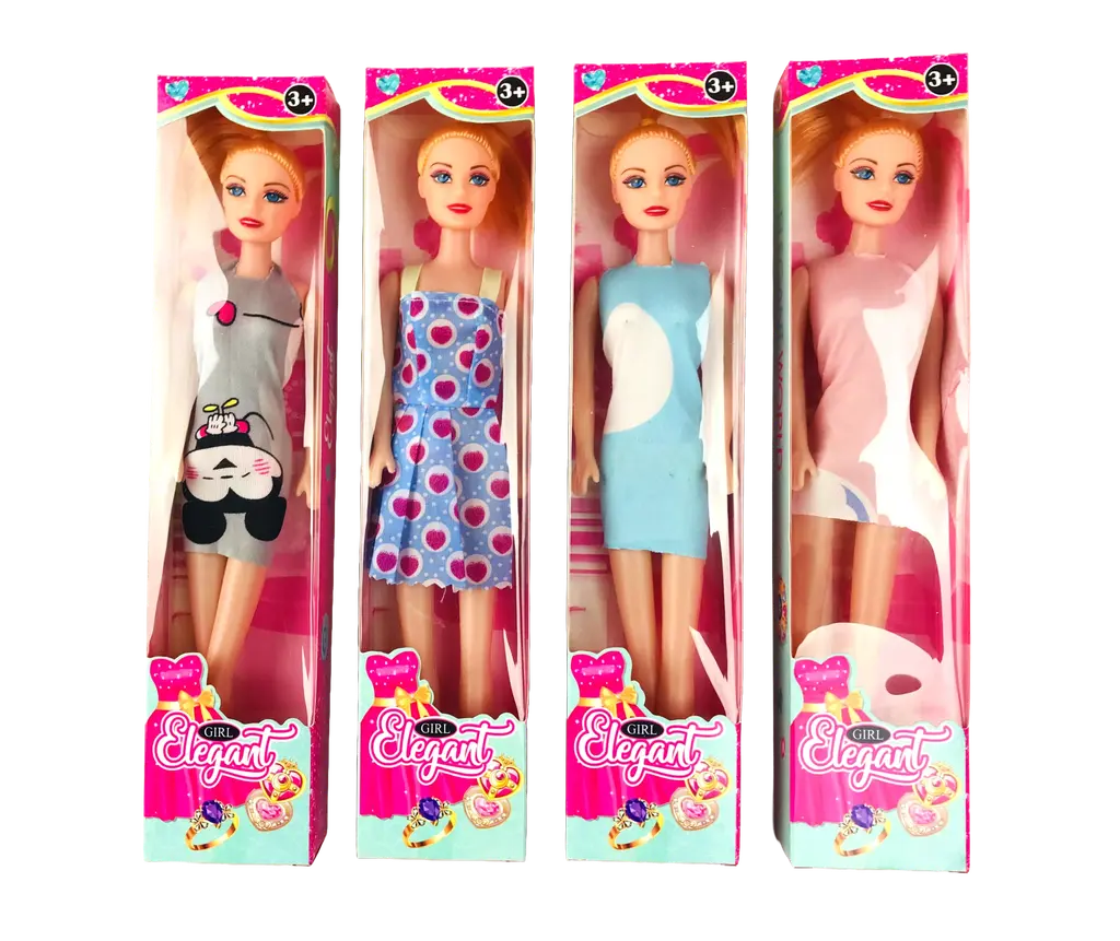Poupee de mode, 28 x 6 x 3 cm