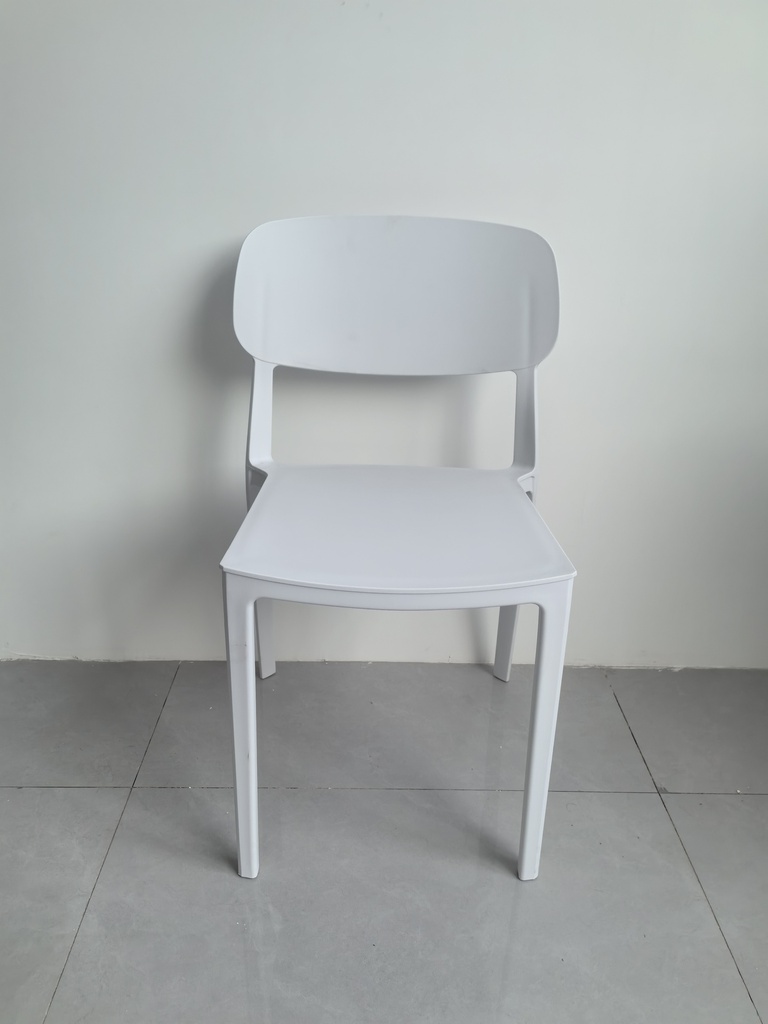 CHAISE CERES BLANC EN PLASTIQUE 