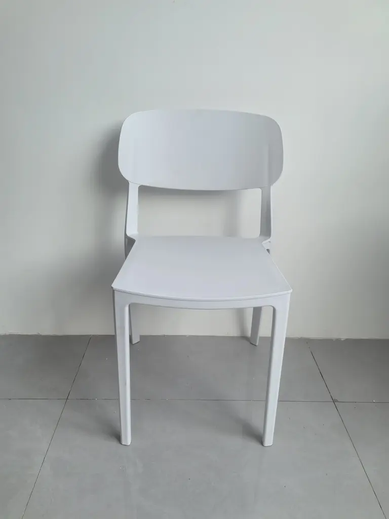 [DIC-P659BLANC] CHAISE CERES BLANC EN PLASTIQUE 