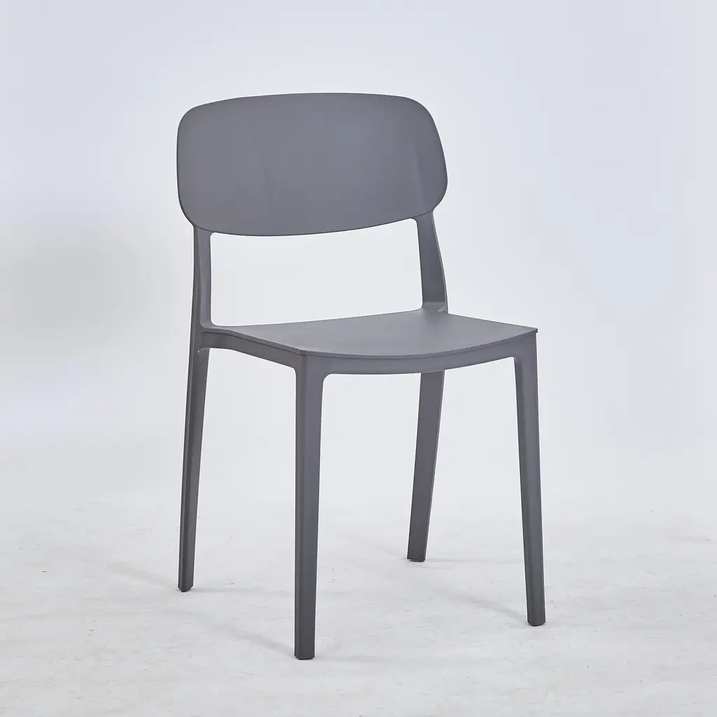 [DIC-P659GRIS] CERES GRAY PLASTIC CHAIR