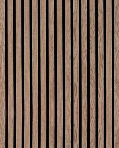 WOODEN SLAT PANELS BLACK WALNUT 2400*600*21mm