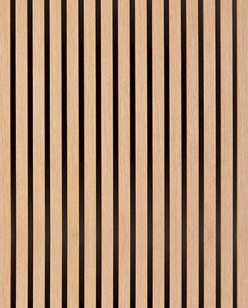 WOODEN SLAT PANELS OAK 605S+ 2400*600*21mm