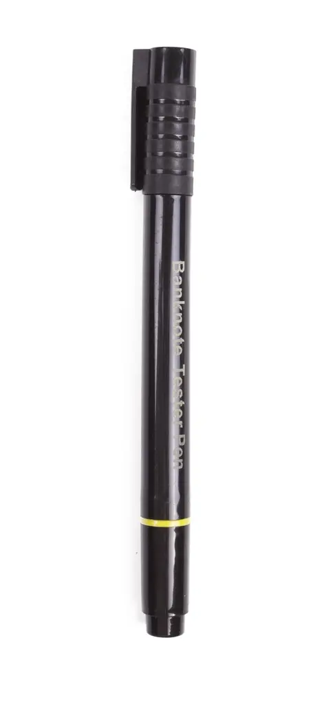 Bank ticket tester pen