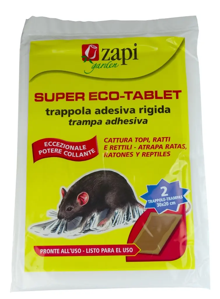 Zapi Super Tablet Piège collant rats & souris 