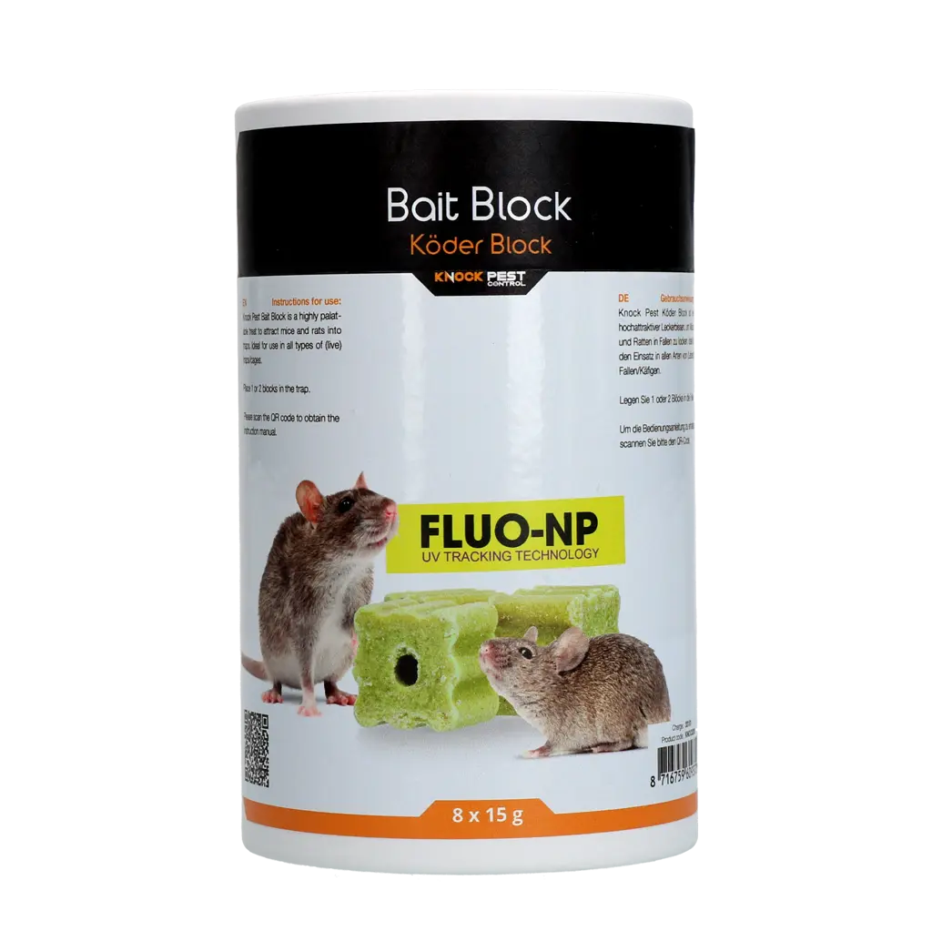Bloc Leurre Knock Off pour Souris Rat Fluo-N