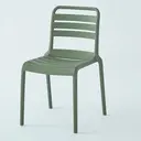 [DIC-P683VERT] GREEN PLASTIC TUILERIES CHAIR