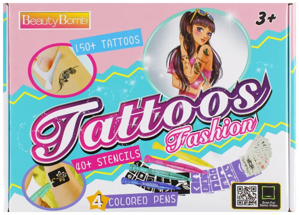 [531543 ZEN06] Kit de tatouage creatif 29x21x5
