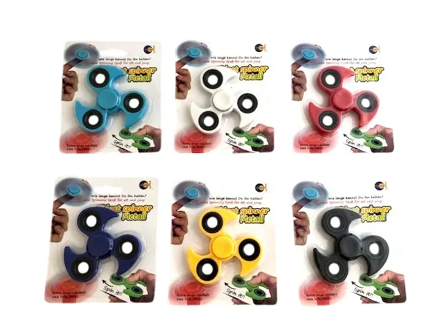 Toupie a doigt fidget spinner Métal