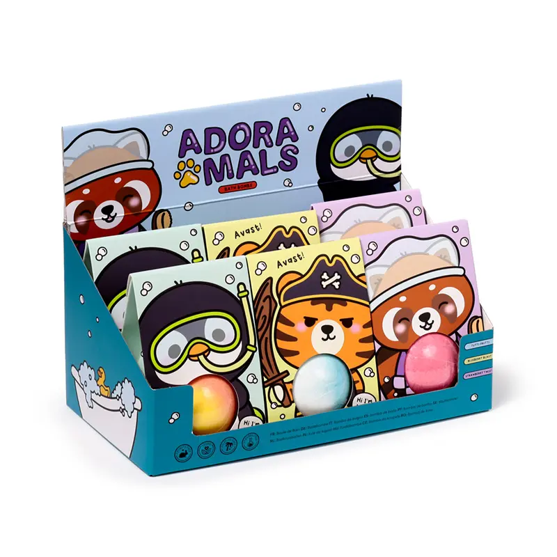 Bombe de bain dans une boite cadeau adorable