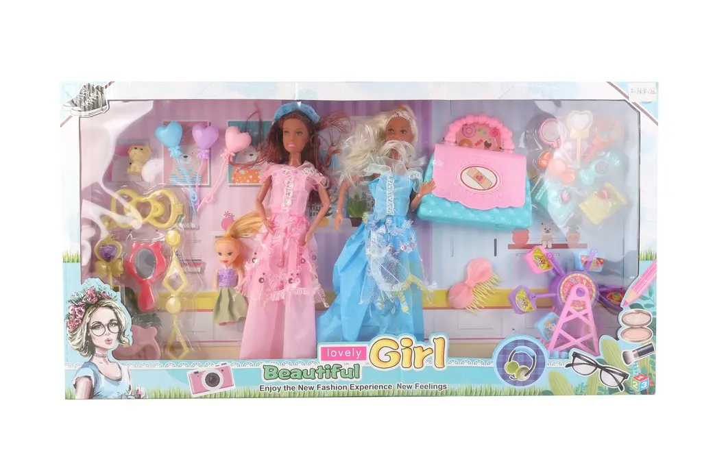 SET OF 2 LOVELY GIRL DOLLS