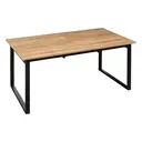 [193553 ZEN06] Extendable dining table 160-240 cm, 6 to 8 seats, beige