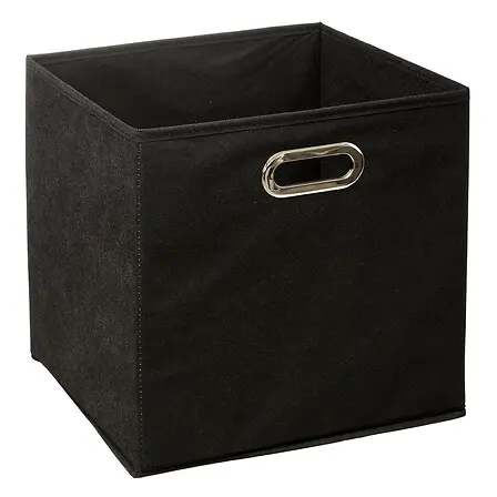 [138885J ZEN06] Boite rangement 31x31 noir