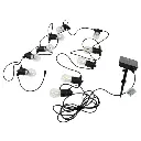 [014483 ZEN06] Guirlande lumineuse LED 8 m solaire IP44 10 pièces
