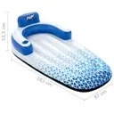 [43533] (43533) Chaise longue flottante Hydro Force 183x97 cm Bleu 