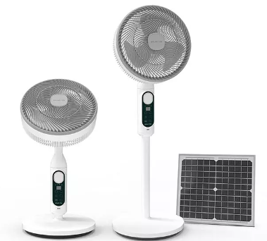 SOLAR FAN PORTABLE USB RECHARGEABLE