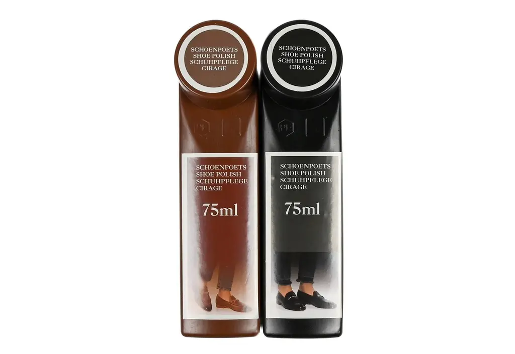 Set de cirage 2 pc noir + marron