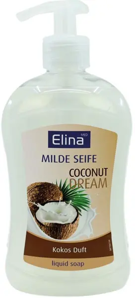 Savon liquide Elina coco 500ml 