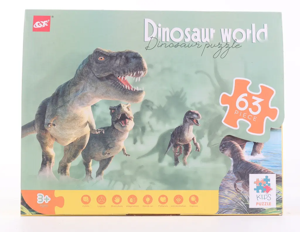 [CJ-4046274] DINOSAUR WORLD PUZZLE 63 PCS