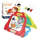 [CJ-4046736] 4-in-1 Drawing Board with 14 Accessories for Kids