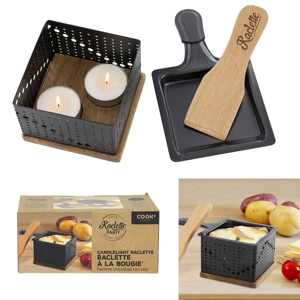 Raclette individuelle … la bougie