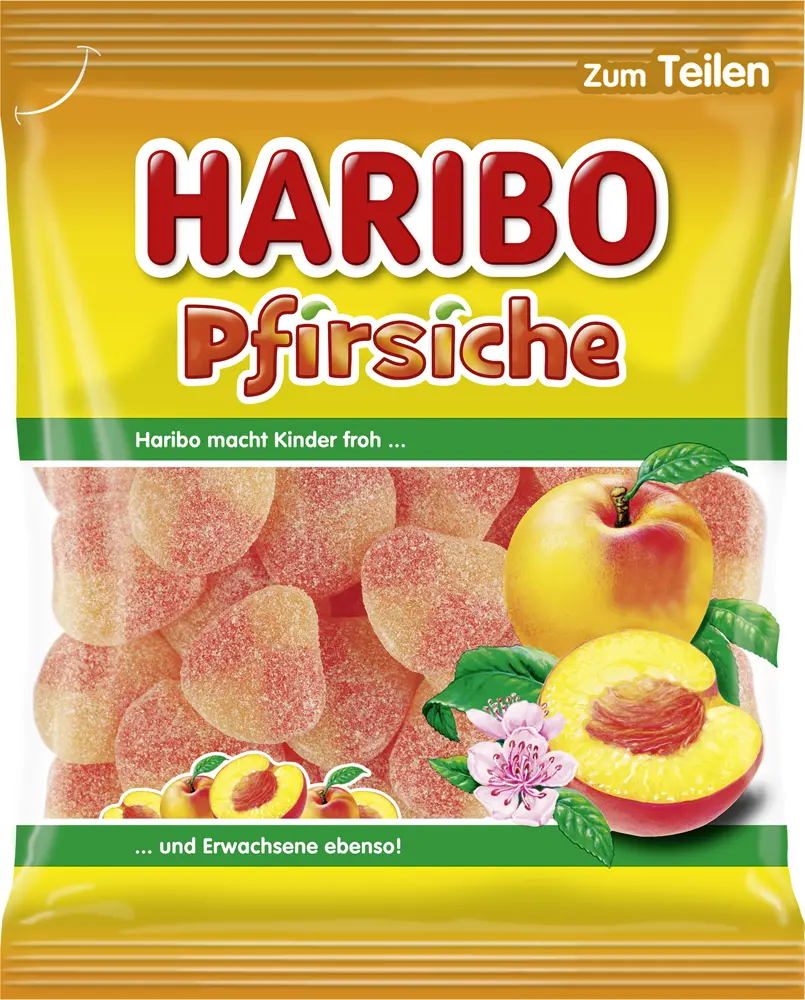 Haribo Peches, 175 g sachet