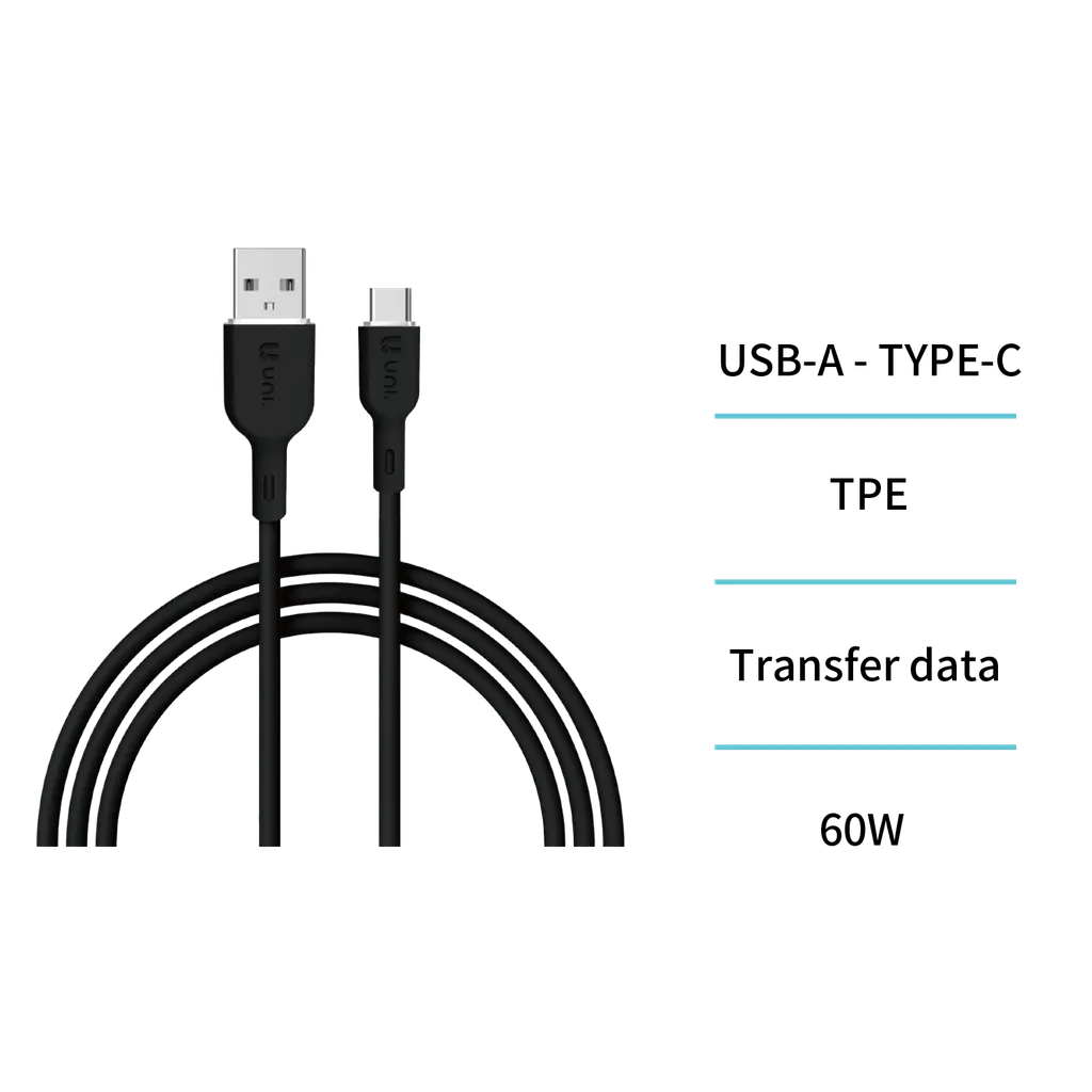 USB to Type-C Cable 60W 3A Fast Charge