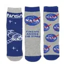 [0130645 ZEN06] Lot de 3 paires de chaussettes Nasa - Bleu