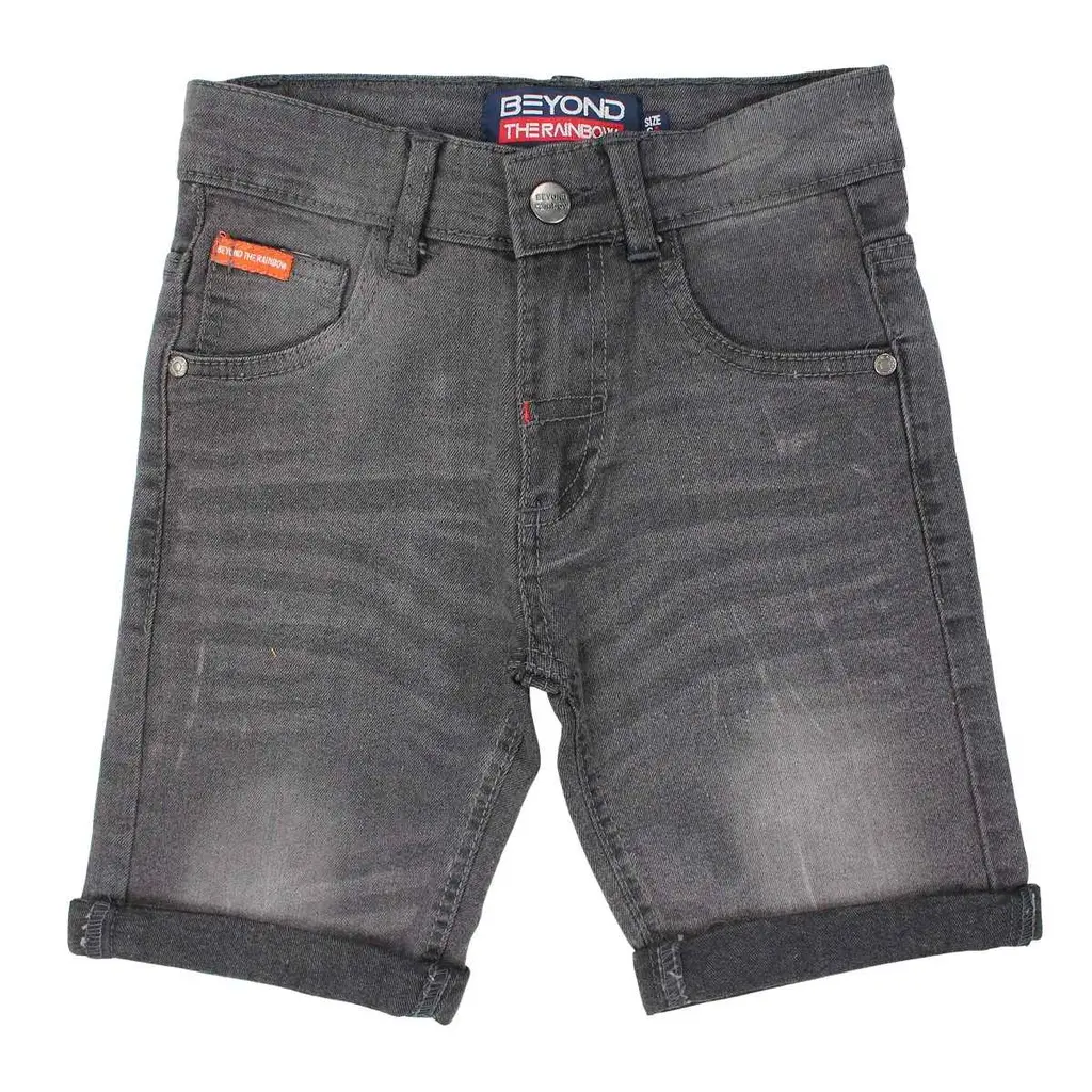 [GNS78591 GREY KIDS ZEN06] Bermuda shorts Nasa boy Black