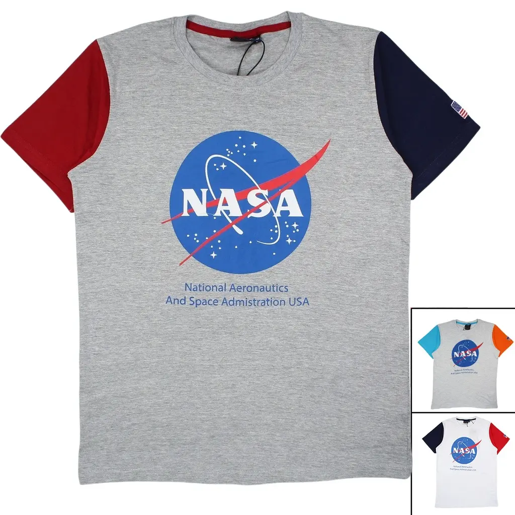 T-shirt manches courtes Nasa Homme