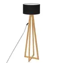 [178923A ZEN06] Black floor lamp NR H141