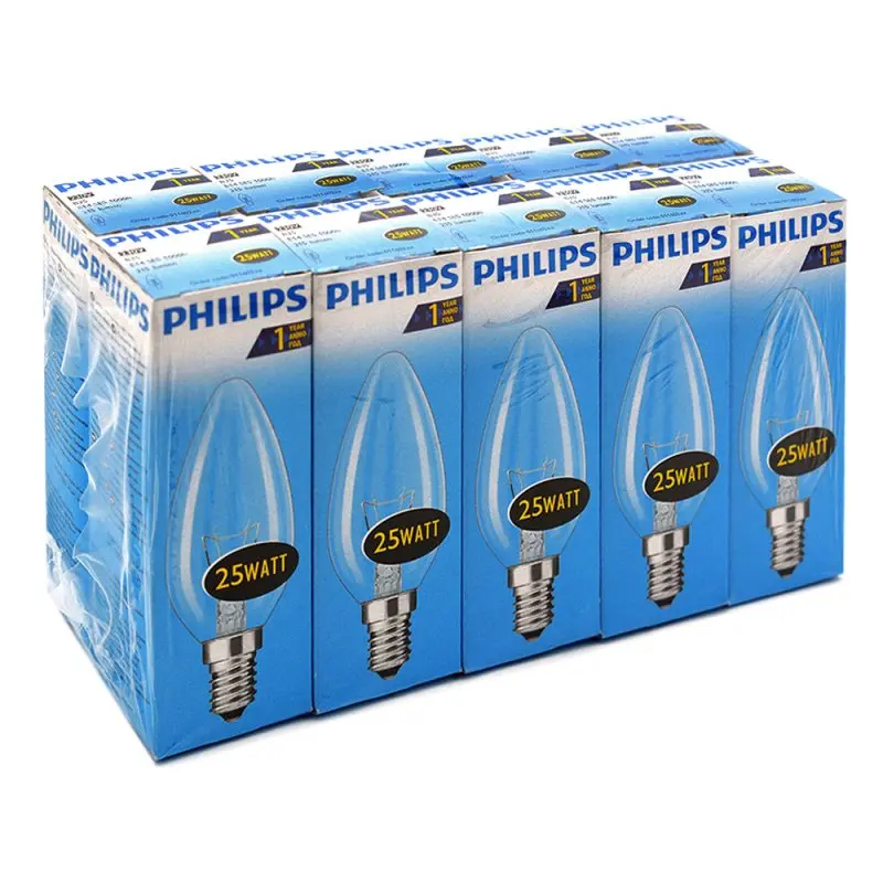 [01160 ZEN06] Philips BOUGIE ampoule E-14 - 25 watts - claire
