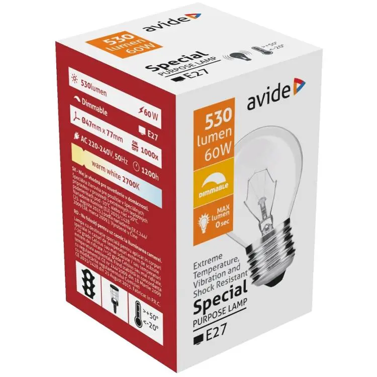 [60W ZEN06] Ampoule Avide Special 60W E27 1pc 