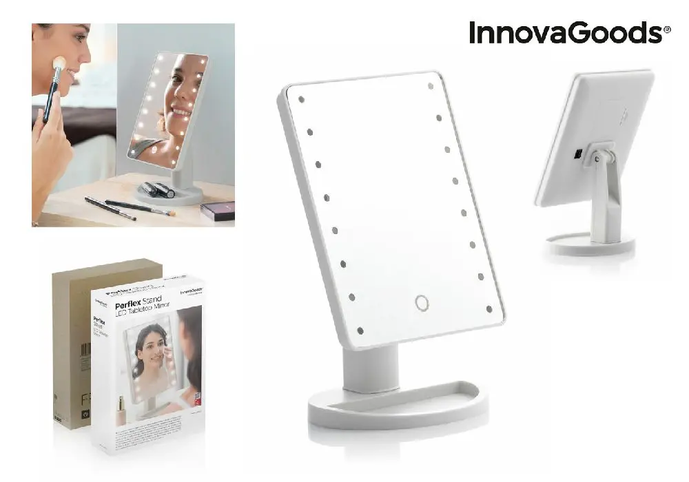Perflex Innova LED Touch Table Mirror