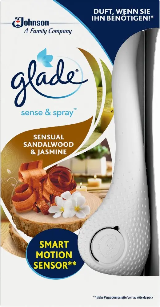 Glade S & s holder Sens.sand & J, 18ml