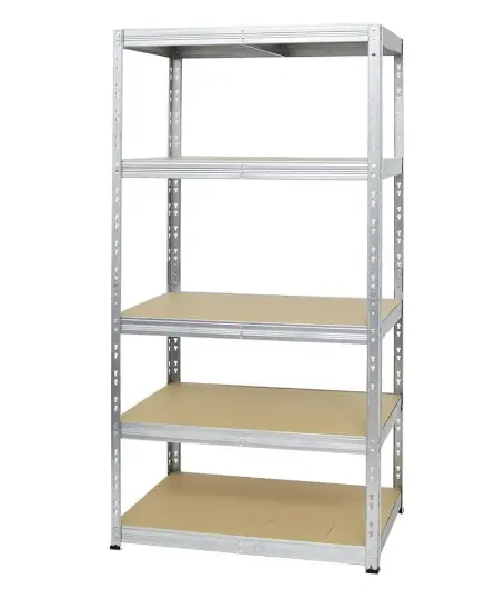 Nawak White Metal Shelf, MDF shelves (L120*W50*H180cm)
