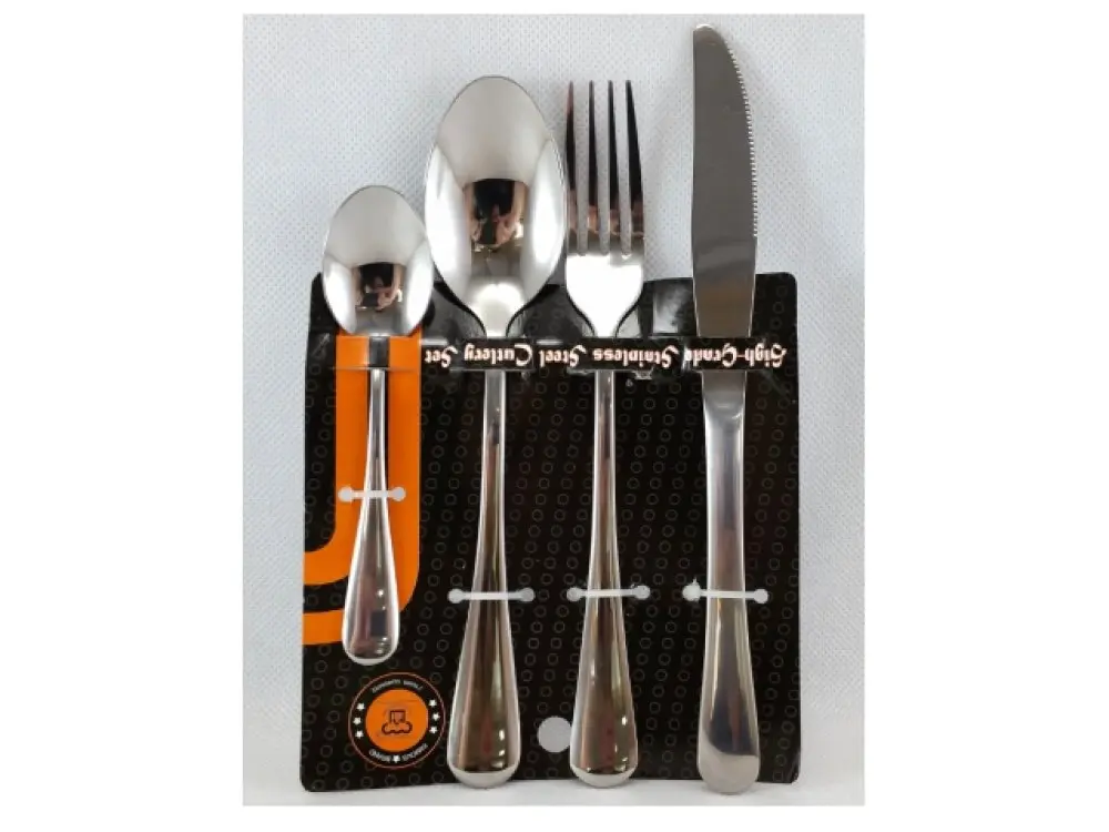 Set de 4 couverts en métal