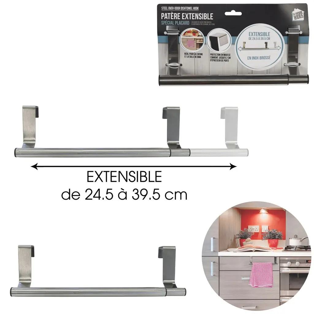 Extensible de placard 25 à 40cm