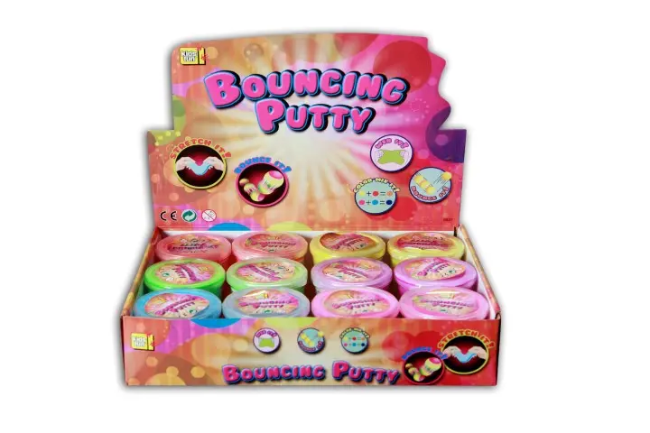 Slime / Bouncing Putty bouncing in a pot