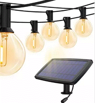 [G40GUIR] Garland 25led G40 -8.23m -27ft White -Chaud