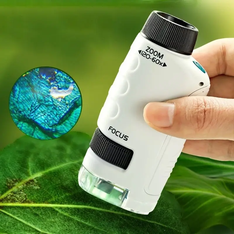 Pocket microscope with 120x magnification