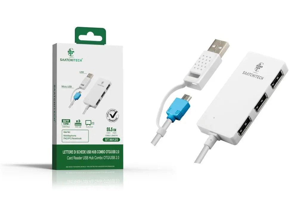 USB 2.0 card / hub card reader