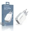 [ST.90289 ZEN10] Chargeur mural intelligent 3 ports USB