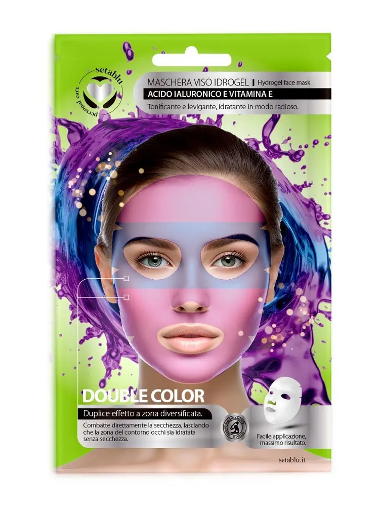[02603] Vitamin E + acid bicolor face mask