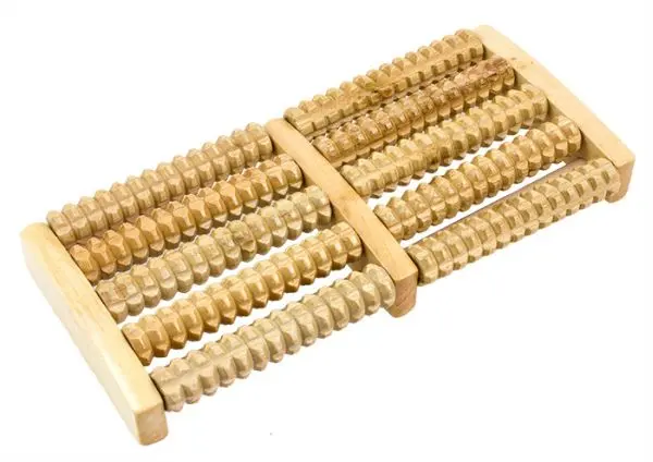 Wooden foot massager