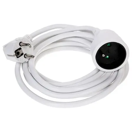 Rallonge terre 3m, blanc