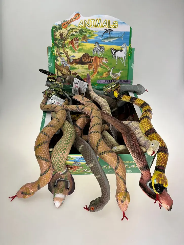 Serpents en caoutchouc 38 cm