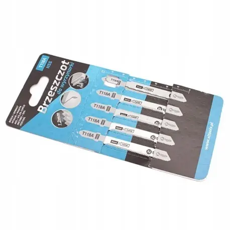 Jigsaw blades 76/50 hss metal 1.2mm 5pcs
